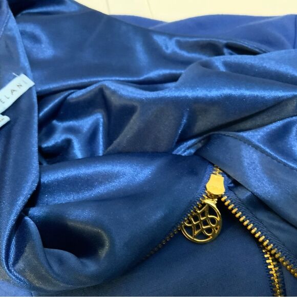 Antonio Melani Jeremi Blue Stretch Knit Fit Flare Work Social Dress 4 $159 - Picture 9 of 10